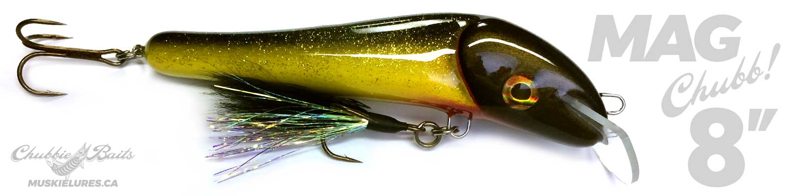MAG Chubb big wooden musky bait